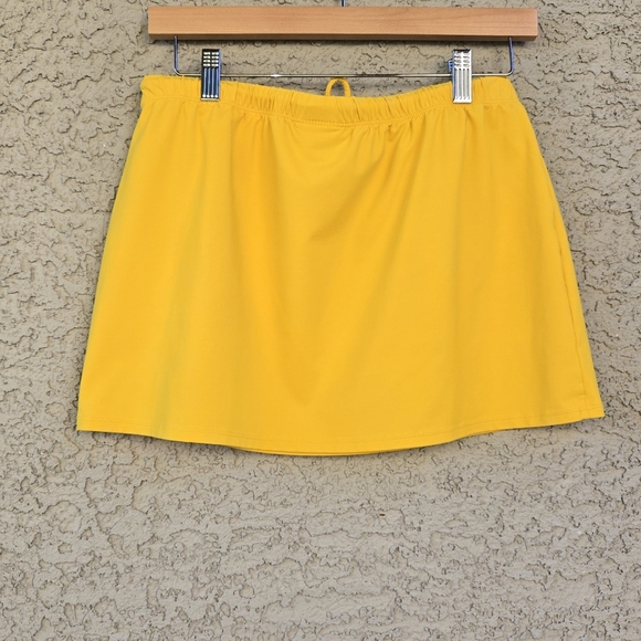 Ralph Lauren Sport Canary Yellow Vintage Mini Skirt - Picture 5 of 8